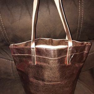 American Eagle rose gold tote NWT